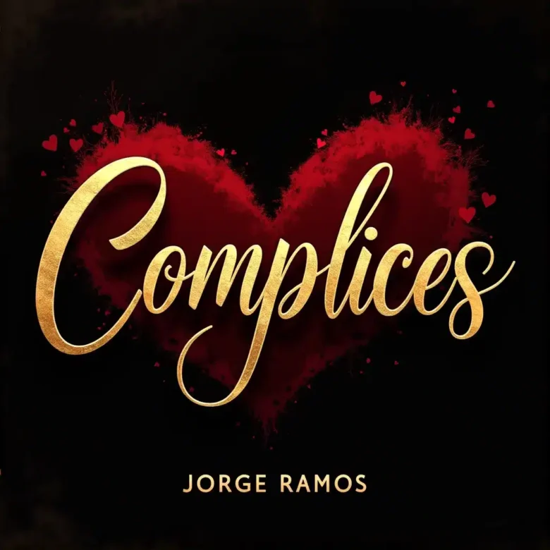 Portada “Complices”: atmósfera nocturna elegante con dos siluetas cercanas y miradas cómplices; luz cálida suave, tipografía limpia en francés y mood de respeto, clase y coqueteo sutil.