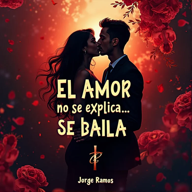 Portada abstracta de ‘El amor no se explica, se baila’ de Jorge Ramos, con gradientes suaves y ondas de color que evocan un baile íntimo y emocional.