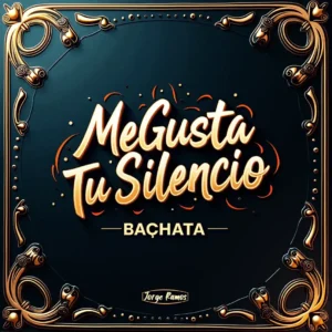 Portada “Me Gusta Tu Silencio”: luz tenue y cálida, dos siluetas cerca en una pista tranquila; ambiente minimal y sereno, sensación íntima de conexión; tipografía elegante y limpia con buen contraste.