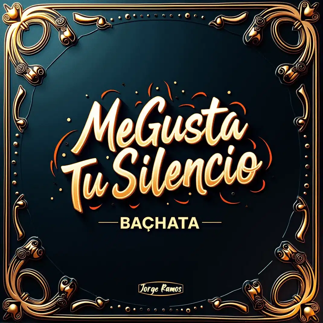 Portada “Me Gusta Tu Silencio”: luz tenue y cálida, dos siluetas cerca en una pista tranquila; ambiente minimal y sereno, sensación íntima de conexión; tipografía elegante y limpia con buen contraste.