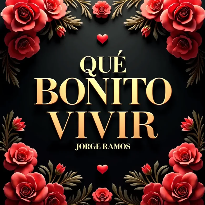 Portada “Qué bonito vivir”: imagen luminosa y optimista con sensación de barrio y mañana clara; tipografía clara y atmósfera de gratitud, amor propio y celebración de estar vivo.