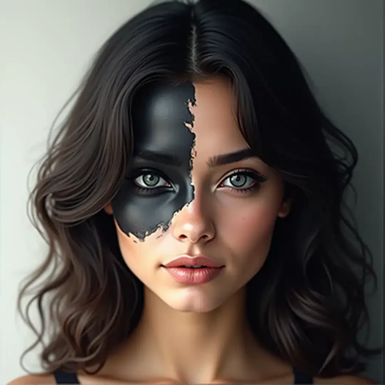 Portada cuadrada con estética dance-pop luminosa: silueta bailando con actitud de renacer, luces neón y destellos tipo escenario, colores vivos (magenta/cian/amarillo), sensación de libertad; título “Alma despeinada” legible.