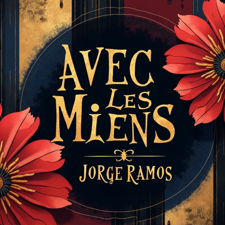 Portada “Avec Les Miens”: atmósfera cálida y esperanzadora con sensación de familia elegida; luz suave dorada, tipografía elegante y mood de lealtad, apoyo y gratitud.