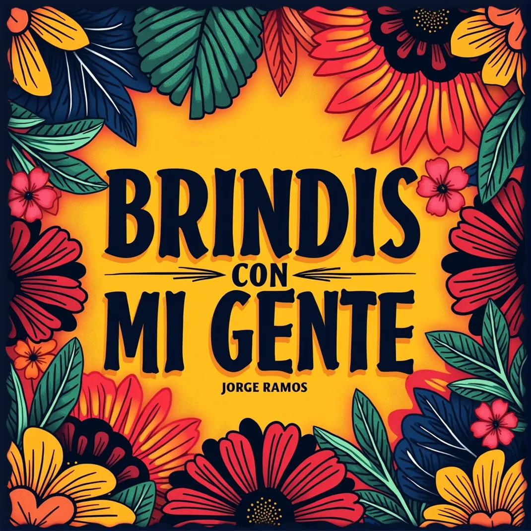 Portada de “Brindis con Mi Gente”: copas levantadas en un brindis con luces cálidas desenfocadas y ambiente festivo, con el título arriba.