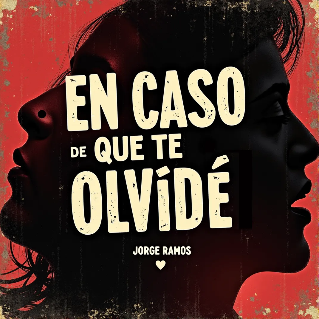 Portada cuadrada bachata pop: una figura caminando segura en una calle nocturna con luz cálida, mirada firme y distancia emocional; ambiente elegante y urbano; título “En caso de que te olvidé” legible.