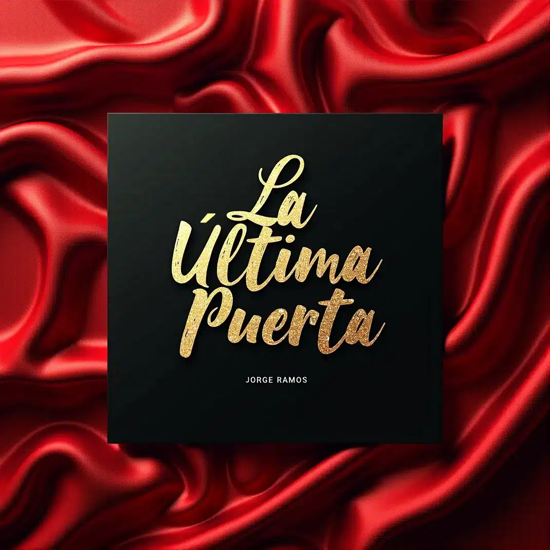 Portada “La Última Puerta”: atmósfera luminosa de renacer; composición limpia con sensación de aire nuevo, tipografía clara y tono emocional de cierre de ciclo y libertad.
