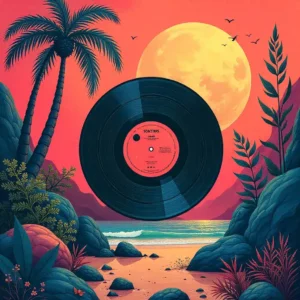 Portada del single Late en clave de son de Jorge Ramos: salón de barrio lleno de gente bailando salsa con orquesta al fondo, luces cálidas de fiesta y el título destacado en la parte superior.