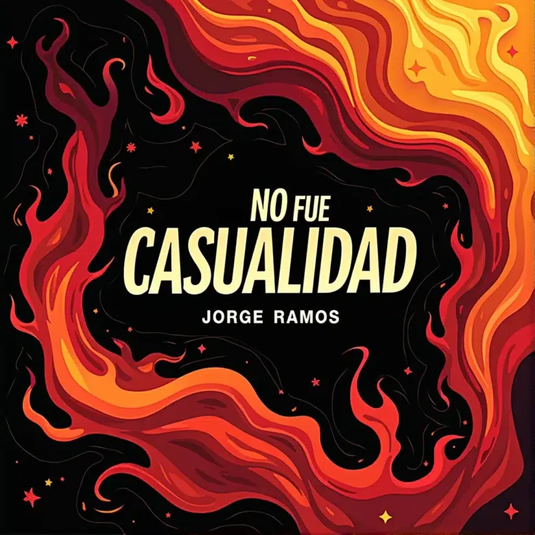 Portada “No fue casualidad”: pista de baile nocturna con luces neón cálidas y sombras; siluetas en movimiento con foco en el gesto y la mirada, energía sensual elegante; tipografía fuerte y minimalista.