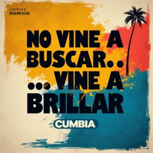 Portada moderna de “No vine a buscar, vine a brillar” de Jorge Ramos, con una persona segura en estudio, mirada directa y luz cálida que sugiere brillo propio.