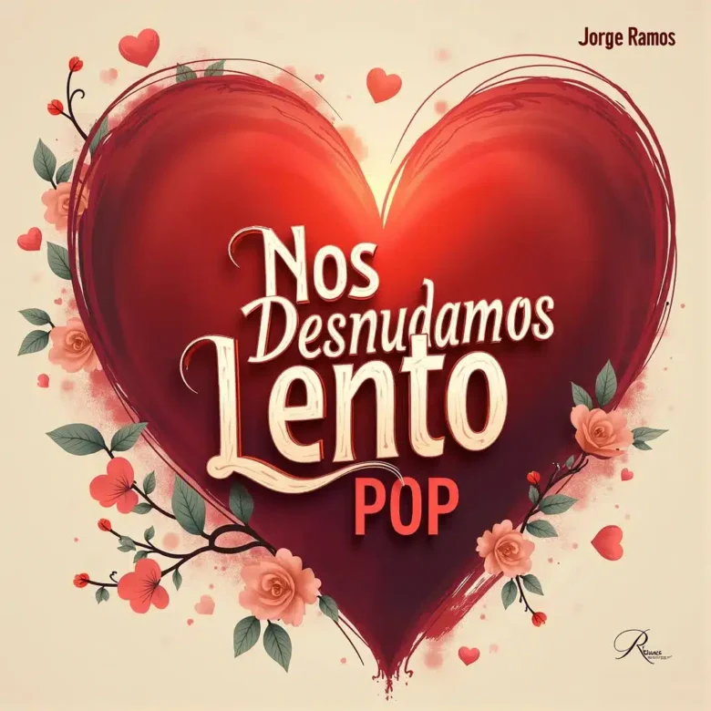 Portada cuadrada nocturna y minimal: dos siluetas cercanas sin tocarse, luz tenue azul/ámbar, bruma suave y textura granulado fino; sensación íntima y sensual; título “Nos Desnudamos Lento” legible.