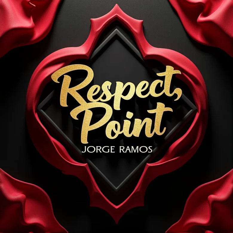 Portada “Respect point”: estética sobria con luz clara; figura de pie mirando al frente, tipografía minimalista en francés y mood de firmeza, claridad y respeto.