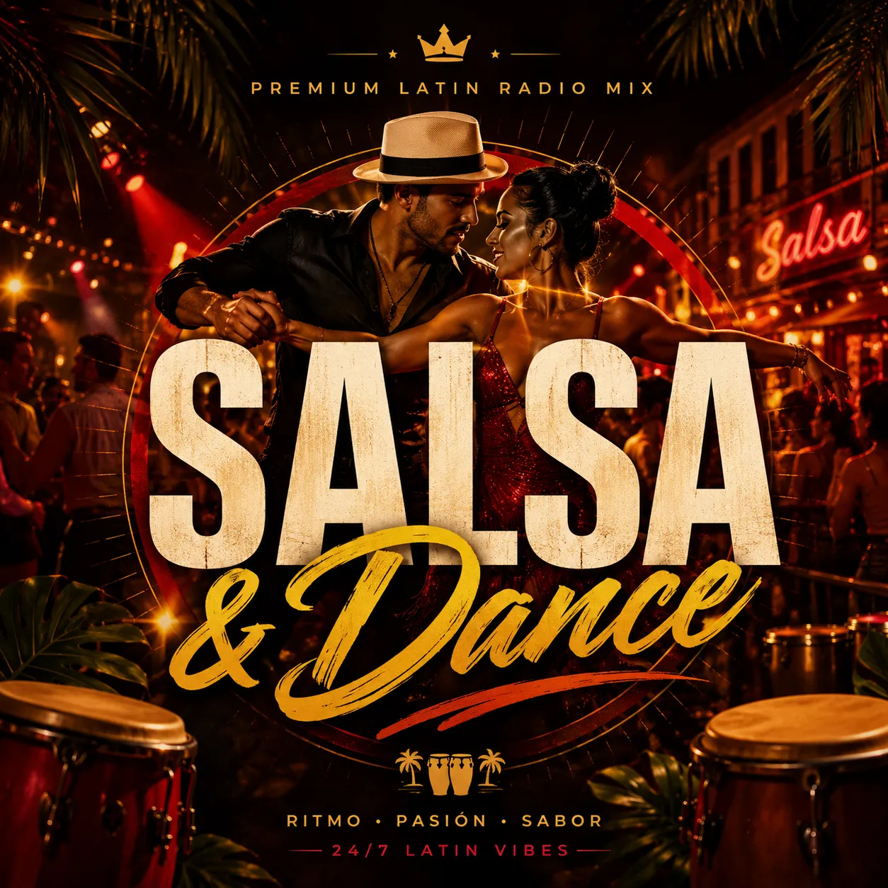 Mix latino de salsa energética para bailar y disfrutar música tropical moderna.