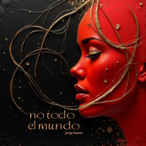 Portada cuadrada luminosa: silueta de cara segura con luces neón, energía de fiesta con actitud de autoestima, detalles de groove/funk.