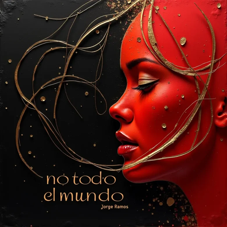 Portada cuadrada luminosa: silueta de cara segura con luces neón, energía de fiesta con actitud de autoestima, detalles de groove/funk.