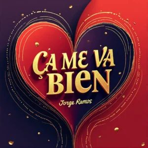 Portada “Ça Me Va Bien”: atmósfera cálida y serena con luz suave; figura caminando tranquila en tonos dorados, tipografía elegante en francés y mood de paz interior, claridad y amor propio.