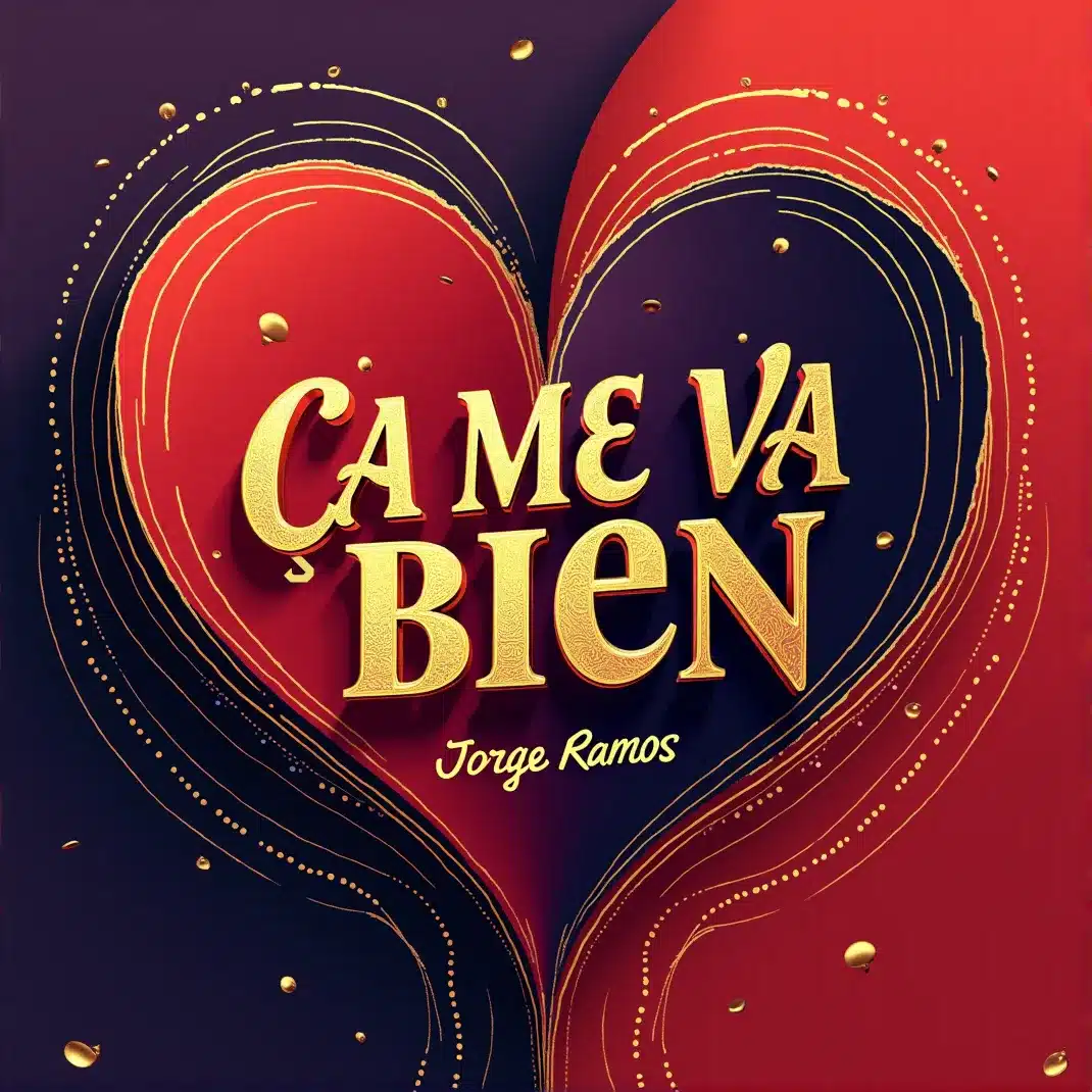 Portada “Ça Me Va Bien”: atmósfera cálida y serena con luz suave; figura caminando tranquila en tonos dorados, tipografía elegante en francés y mood de paz interior, claridad y amor propio.