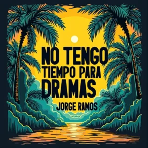 Portada del single "No tengo tiempo para dramas" de Jorge Ramos: imagen colorida de cumbia-pop con una persona bailando sin preocupaciones en la pista, simbolizando que deja los dramas fuera.