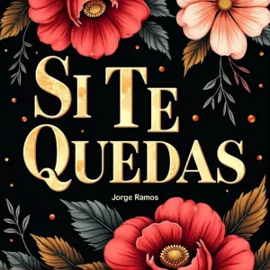 Portada cuadrada emotiva y cinematográfica: una figura de pie bajo luz cálida entre sombras, piano y cuerdas sugeridos, atmósfera épica y romántica; título “Si Te Quedas” legible.