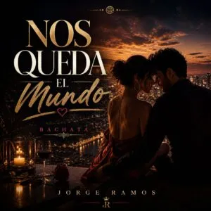 Portada “Nos queda el mundo”: estética luminosa y romántica; sensación de calma y compromiso, tipografía clara y ambiente de amor consciente, paz compartida y esperanza.