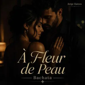 Portada escena nocturna con luz baja y atmósfera íntima; sensación de cercanía “tout près, tout doux”, tipografía elegante y tono cálido de respeto y confianza.