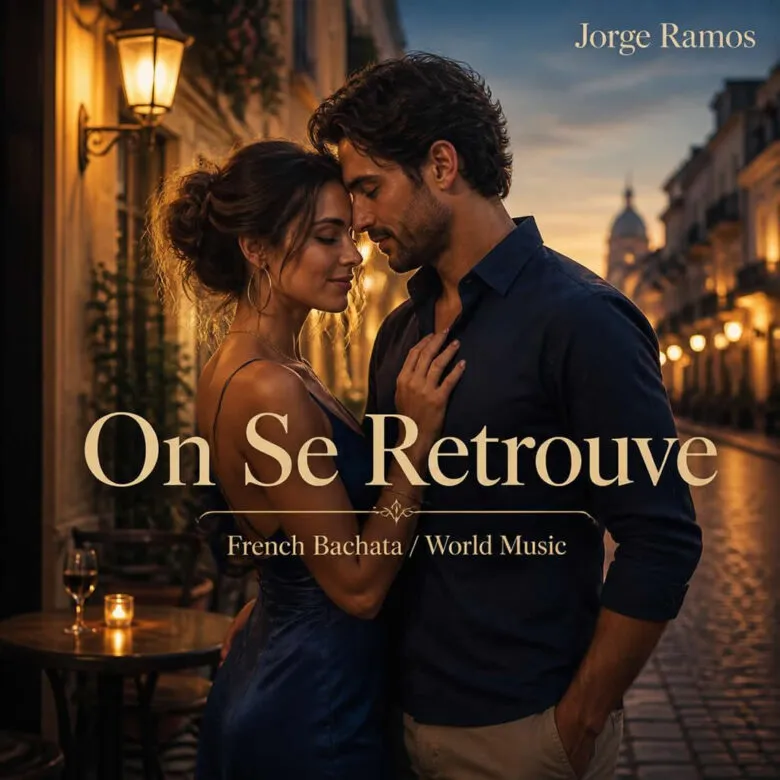 Portada atmósfera cálida y sobria de reencuentro; luz suave, sensación de paz y madurez.