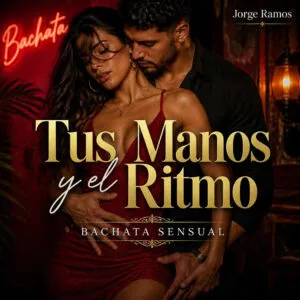 Portada escena nocturna de baile con luz baja y brillo cálido.