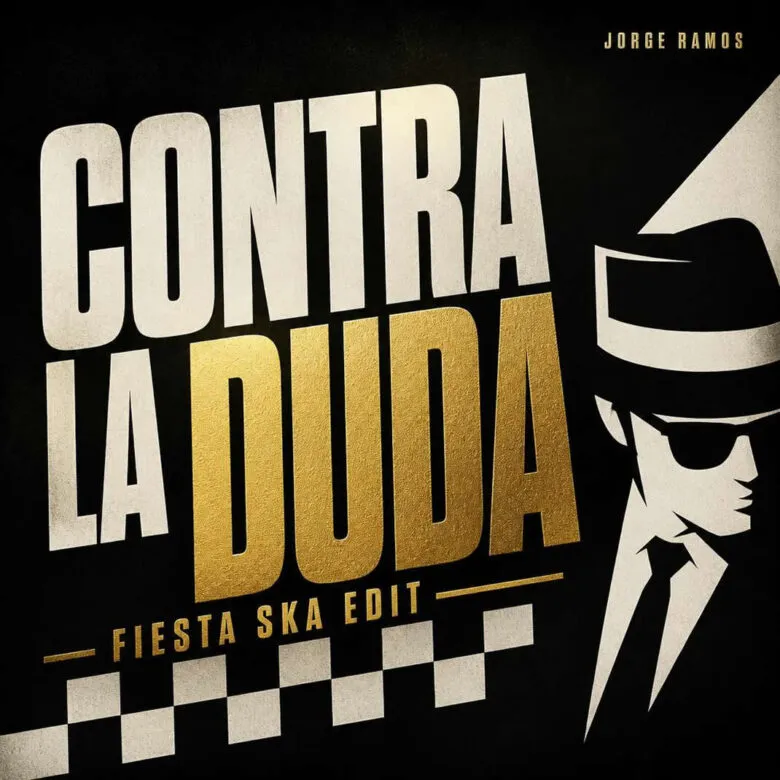 Portada cuadrada nocturna y urbana: luces altas atravesando bruma, silueta firme avanzando, sensación de coraje y claridad; título “Contra la Duda” legible y de alto contraste.