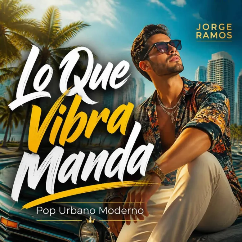 imagen luminosa con movimiento latino, color vivo, energía positiva, actitud libre