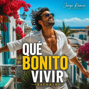 Portada “Qué bonito vivir”: imagen luminosa y optimista con sensación de barrio y mañana clara; tipografía clara y atmósfera de gratitud, amor propio y celebración de estar vivo.